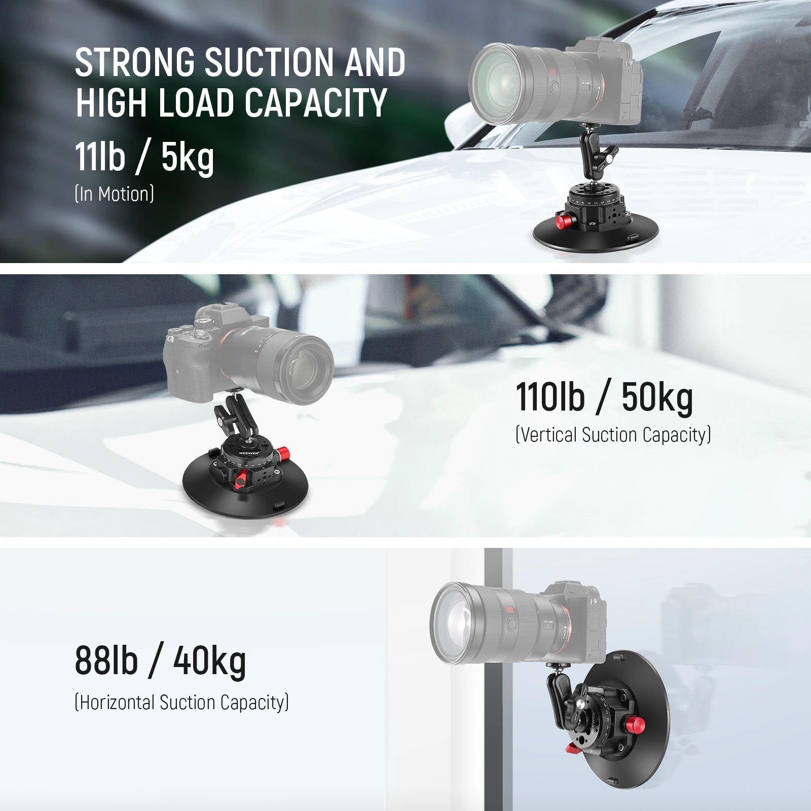 Apolliun Apex Articulated 6" Heavy-Duty Kinetic Suction Rig