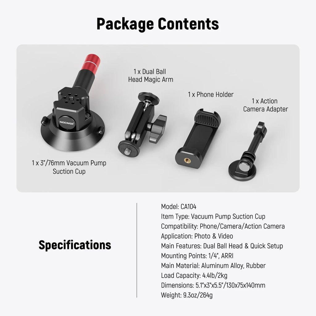 Apolliun Axis 3" Kinetic Quick-Release Mount