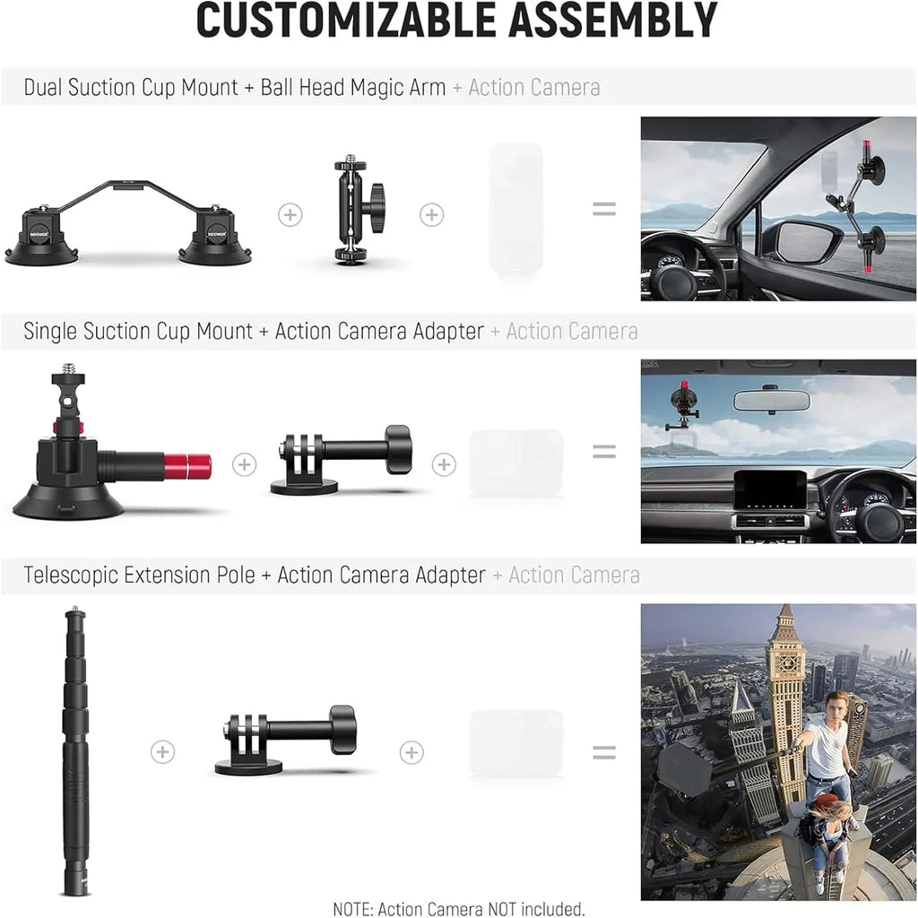 Apolliun Apex Tri-Suction Kinetic Mount System