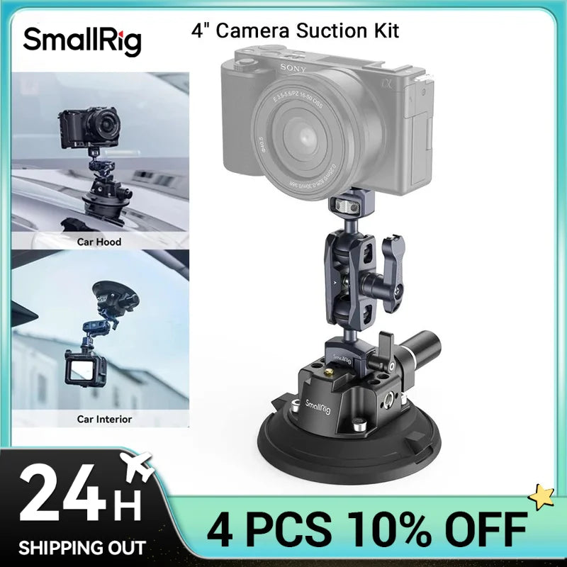 Apolliun Apex 4" Articulated Kinetic Suction Mount