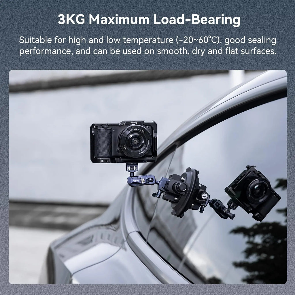Apolliun Apex 4" Articulated Kinetic Suction Mount