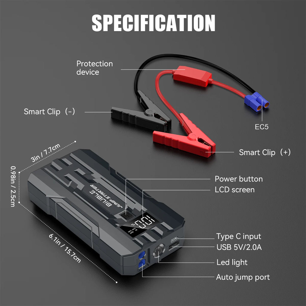 Apolliun Surge-3000 Vehicle Jump Starter