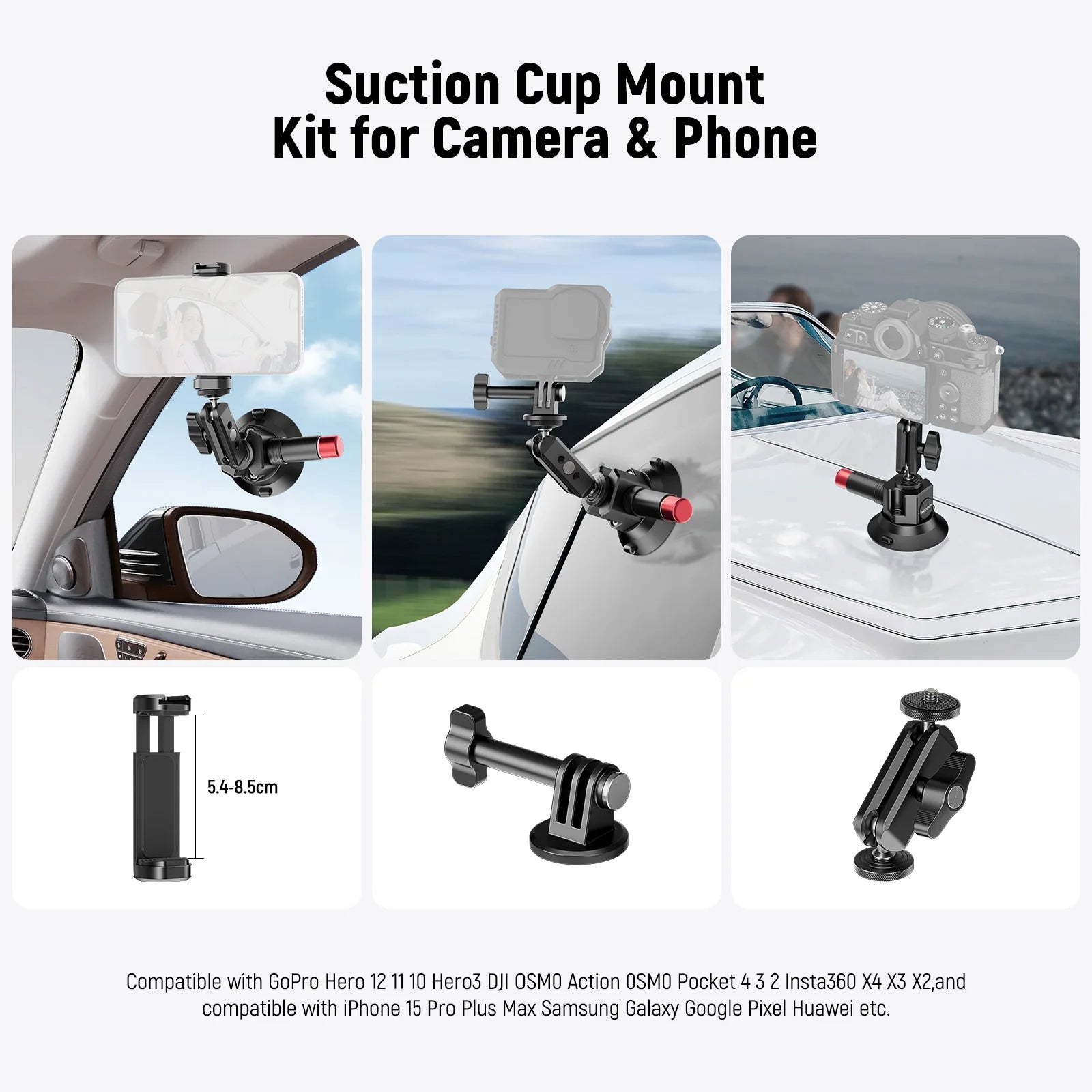 Apolliun Axis 3" Kinetic Quick-Release Mount