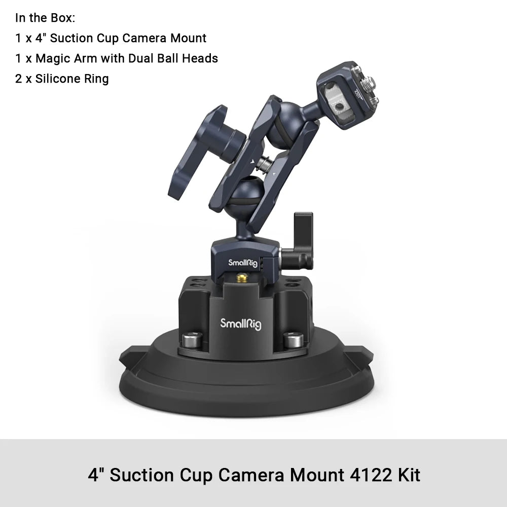 Apolliun Apex 4" Articulated Kinetic Suction Mount