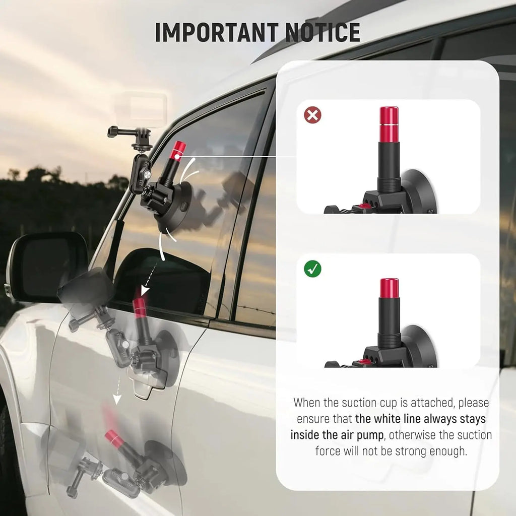 Apolliun Apex Tri-Suction Kinetic Mount System